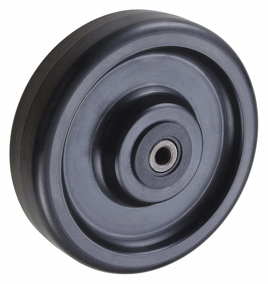 GRAINGER APPROVED Phenolic Tread Wheel, 6 in Wheel Dia., 500 lb Load