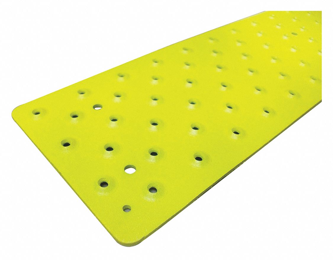 STAIR TREAD COVER,YLLW,36 IN W,3-3/4 IND