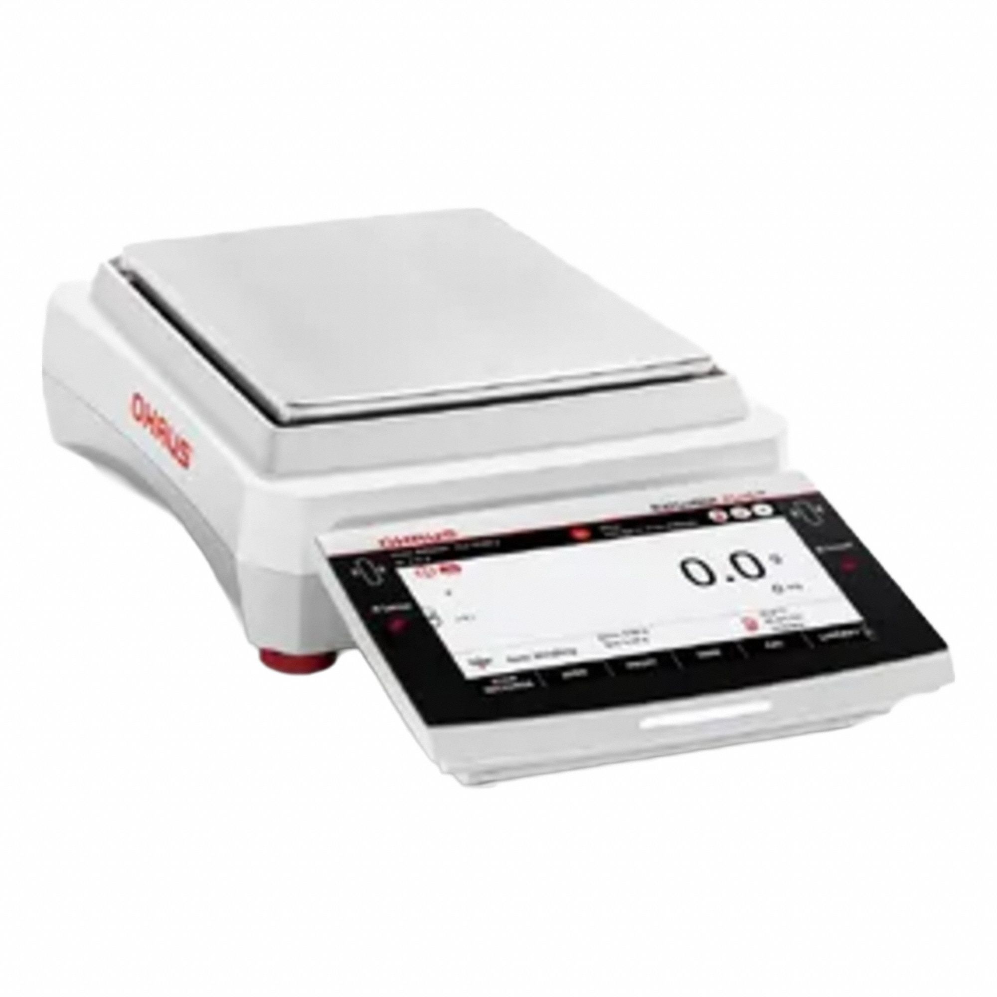 OHAUS Lab Scale: 6,200 g Capacity, 0.1 g Readability, 0.1 g Repeatability, 0.2 g Linearity, Metal (MPN EXP6201). Key specifications — Brand: OHAUS; Display Type: TFT Touchscreen.