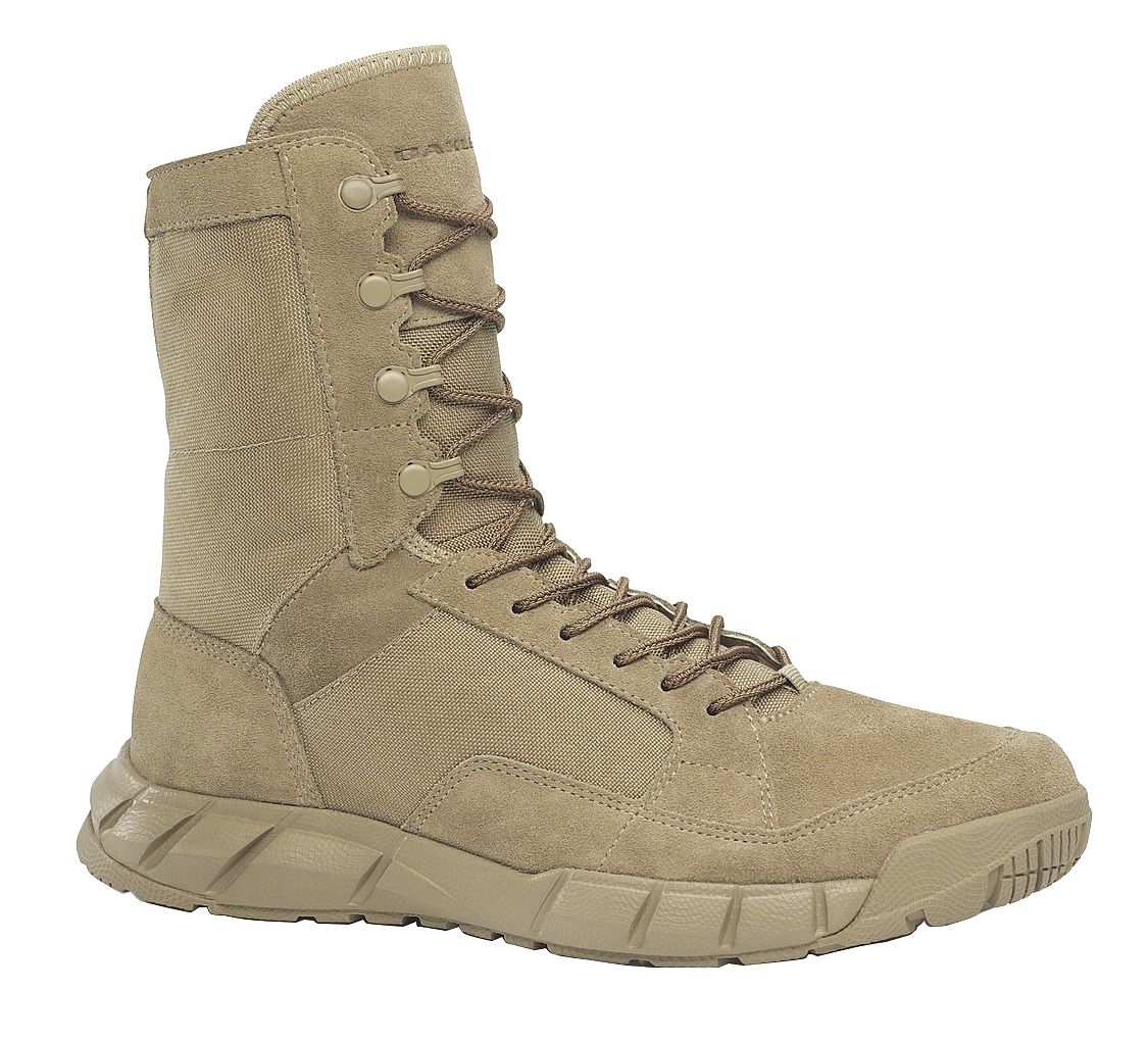 OAKLEY Tactical Boots, 11-1/2, R, Tan, Plain, Men, PR - 417X14|11188 ...
