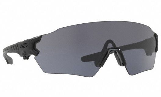 Oakley Safety Glasses Anti Scratch No Foam Lining Wraparound Frame Full Frame Gray Black