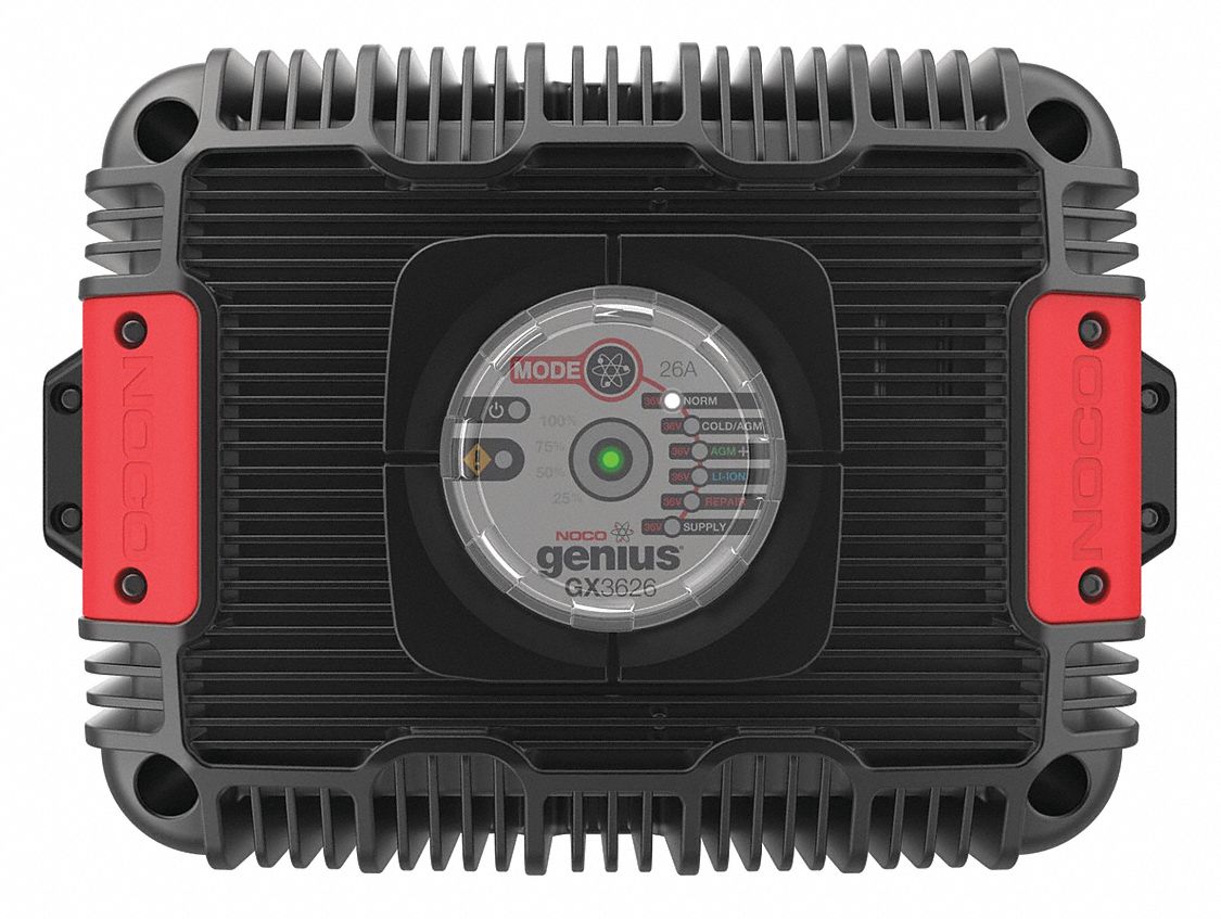 NOCO Automatic/Manual Battery Charger, Charging, Maintaining 417Y69