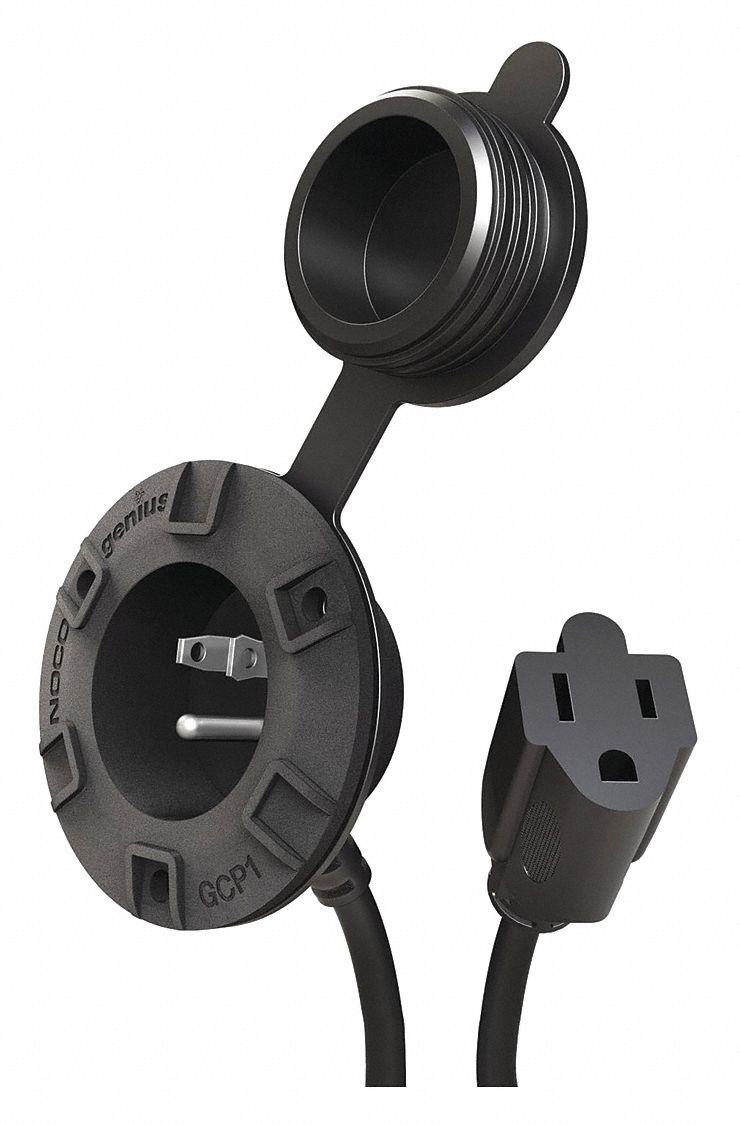 AC Port Black Plug-In