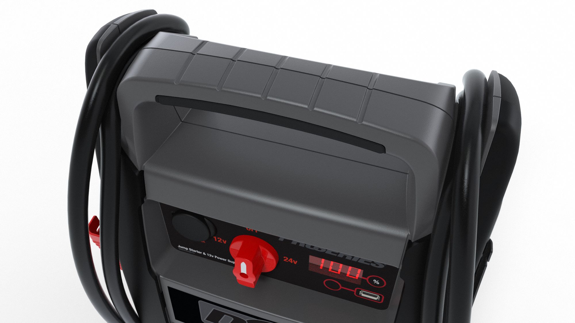 DSR PROSERIES Manual Battery Jump Starter, For Battery Voltage 12, 24