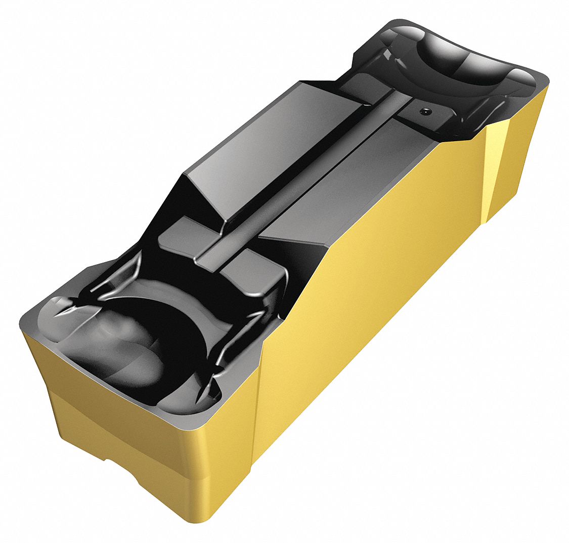 SANDVIK COROMANT Grooving Insert, Style N123, 1.063" W 418A90N123G2