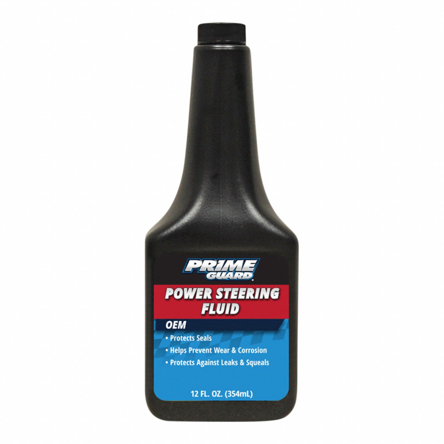Power Steering Fluids: Prime Guard, 12 fl oz Container Size, Conventional, Universal