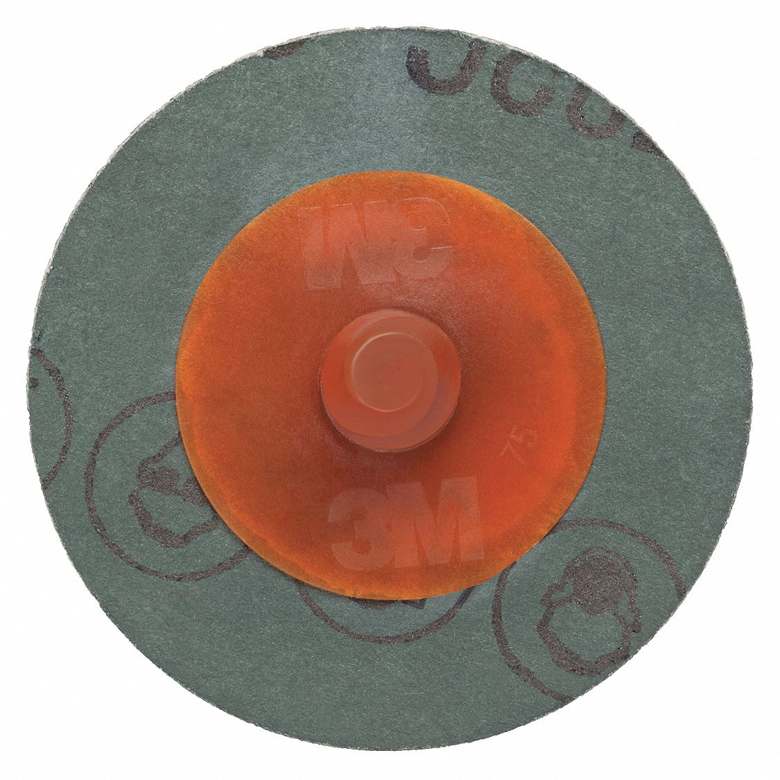 QUICK-CHANGE SANDING DISC, TR, 2 IN, CERAMIC, 36 GRIT, Y WEIGHT FIBRE, 782C