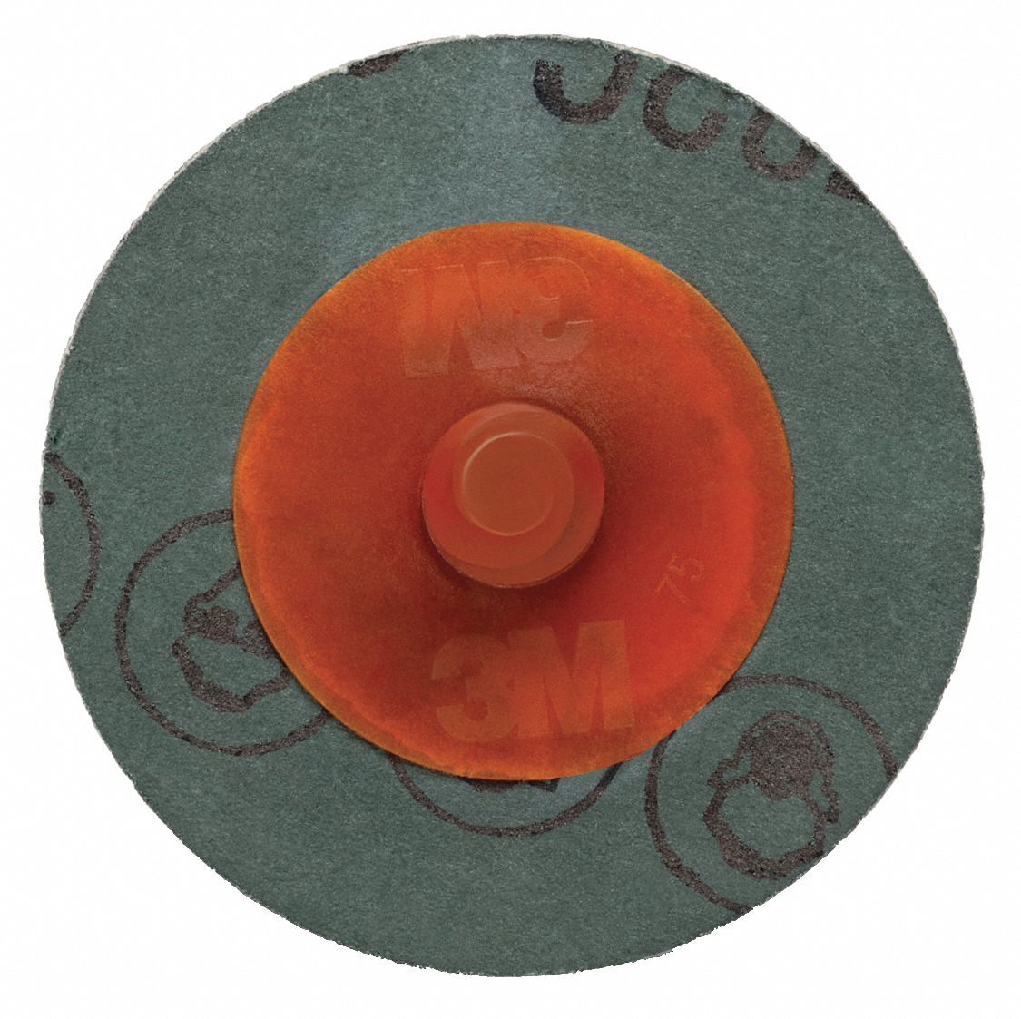 QUICK-CHANGE SANDING DISC, TR, 2 IN, CERAMIC, 60 GRIT, Y WEIGHT FIBRE, 782C