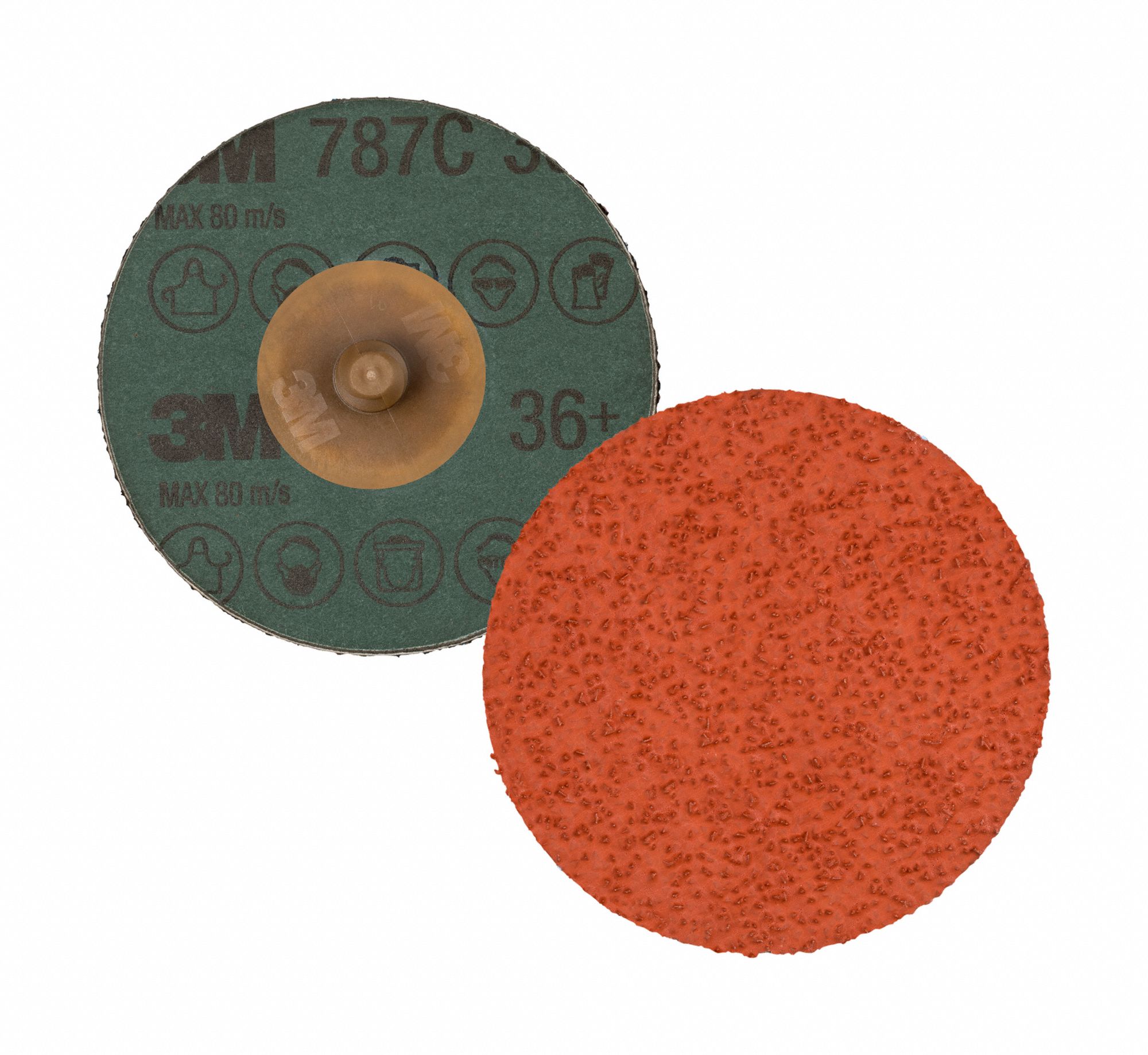 Black Hawk 50-Pack 3" Zirconia Quick Change Sanding Discs – Type R (Roloc) – 120 Grit