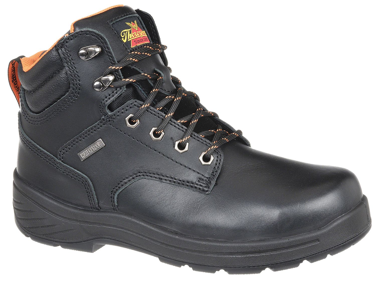 THOROGOOD SHOES 6 In Work Boot, 8-1/2, M, Men's, Black, Composite Toe ...