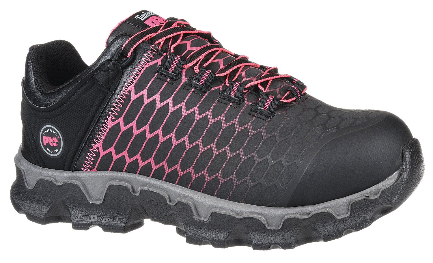 timberland pro women's powertrain alloy toe work shoes