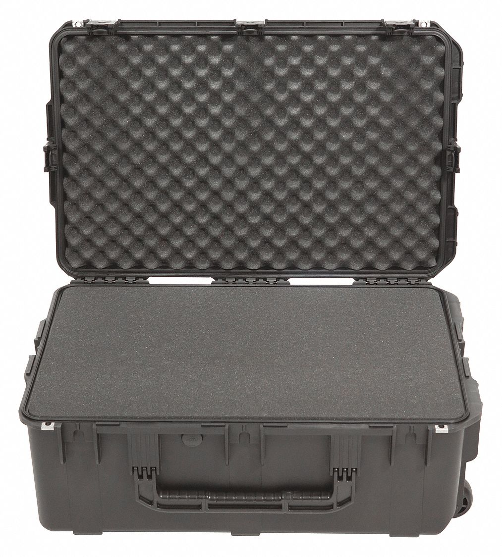 Protective Case: 18 in x 29 in x 10 7/8 in Inside, Pick and Pluck, Black, Mobile, 26 lb Wt