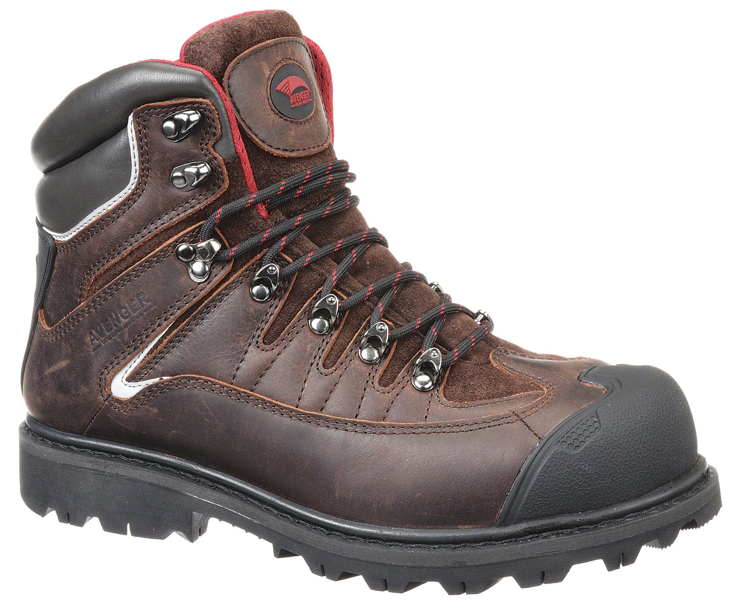 AVENGER SAFETY FOOTWEAR 6 in Work Boot, 10-1/2, M, Men's, Brown ...