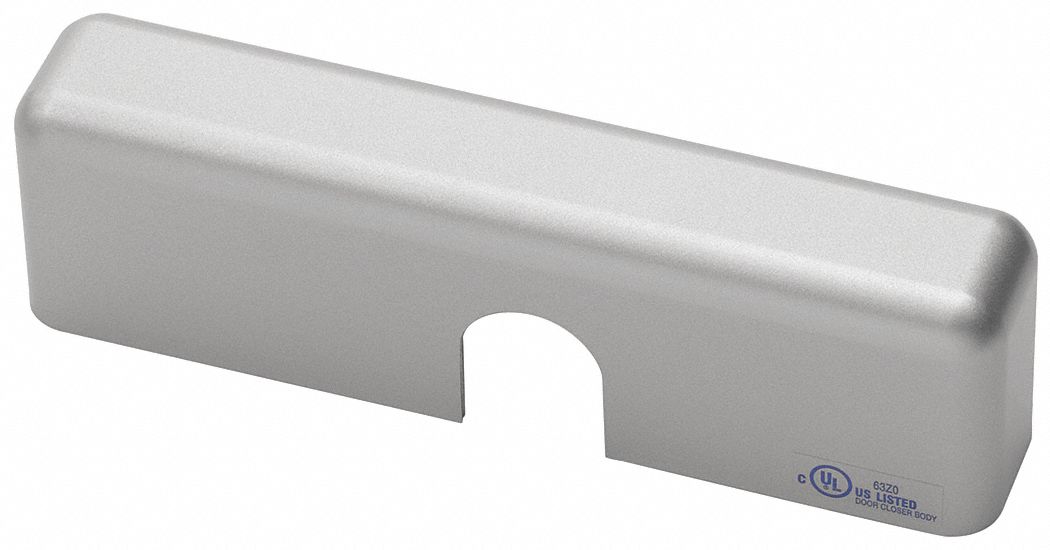 YALE, Aluminum, Door Closer Cover 418V141100COV 689 Grainger