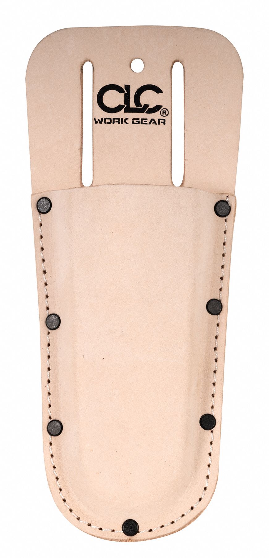 Tool Holster: For 2 1/4 in Belt Wd - Max, 1 Pockets, Tan, Leather