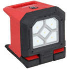 MOUNTING FLOOD LIGHT, CORDLESS, 18V, 5 AH, 300 TO 1500 LM, 180 ° ANGLE, RECHARGEABLE, MAGNETIC