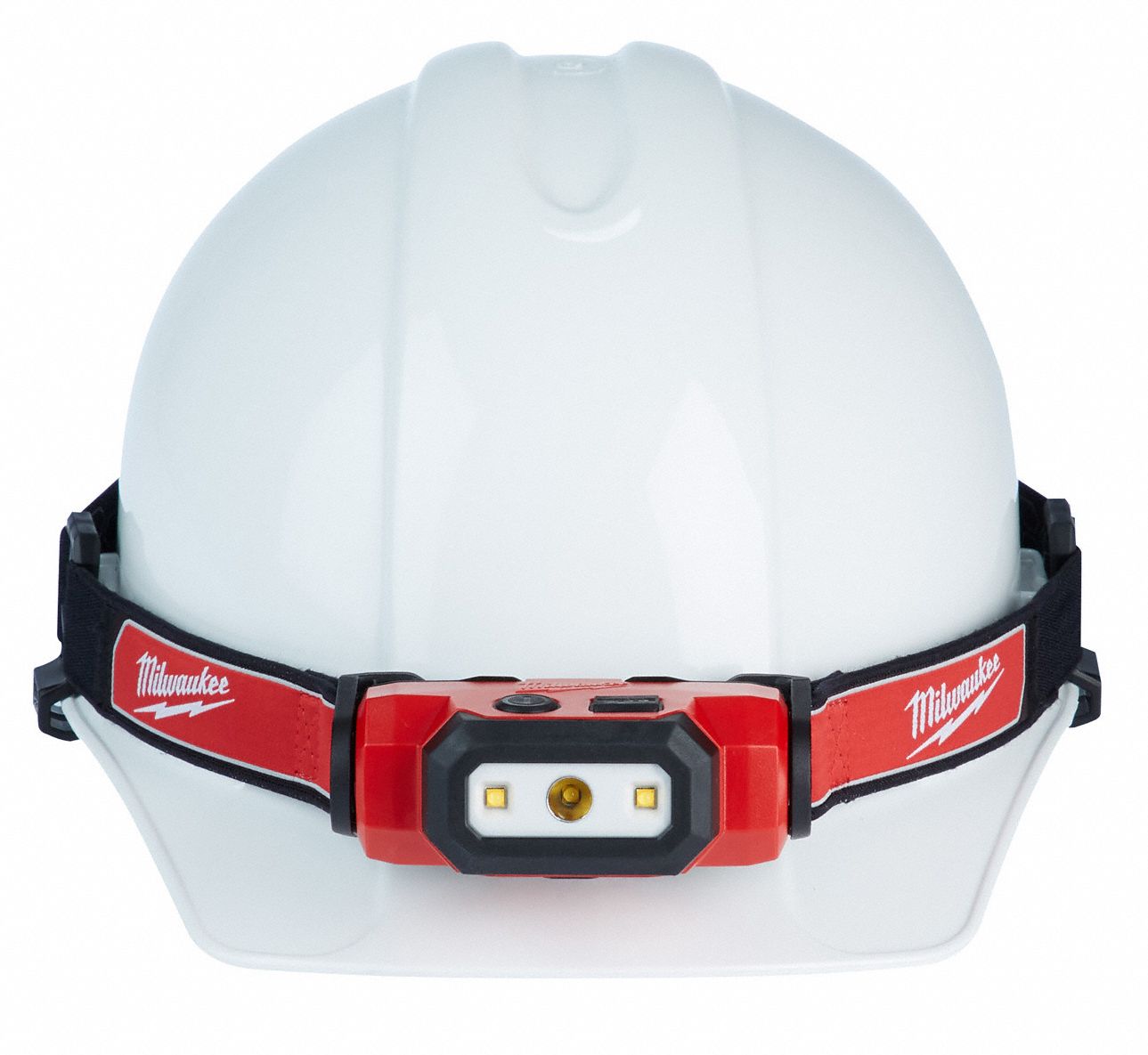 MILWAUKEE Headlamp, 475 Lumens, Red, LED, Rechargeable 419J78211121