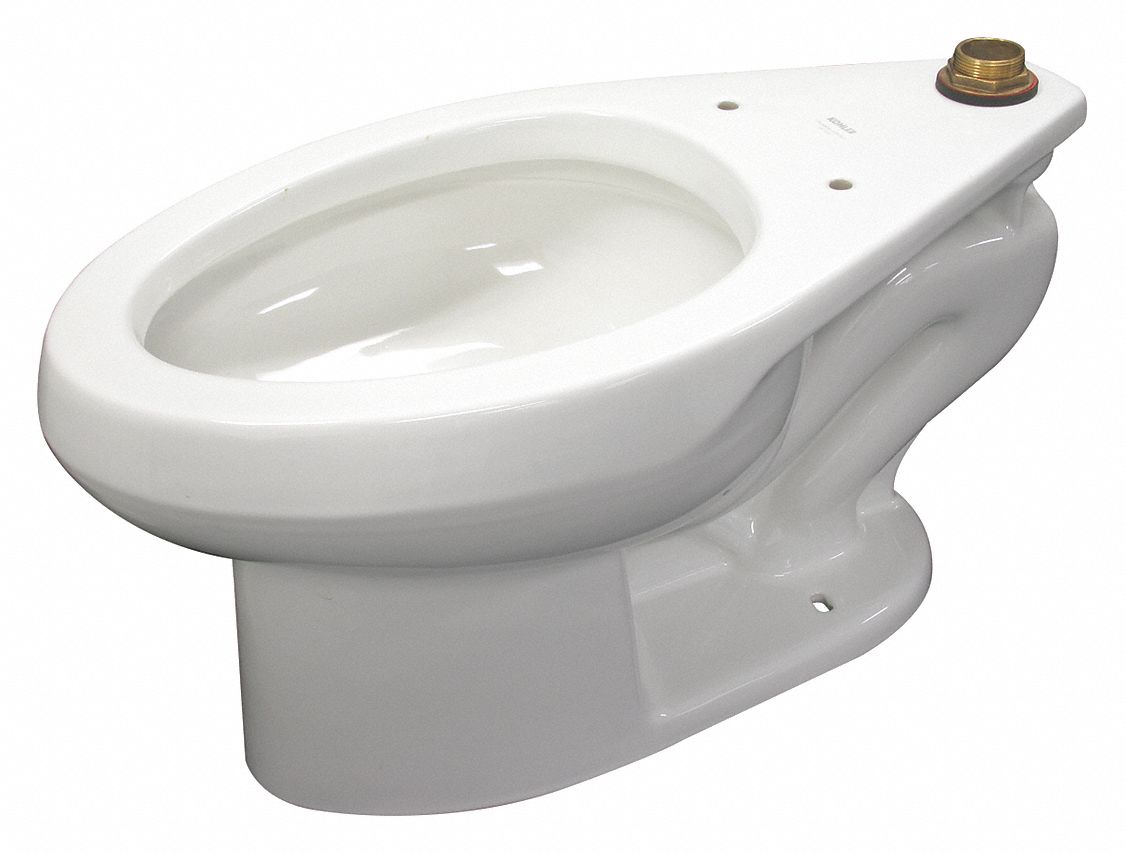 TOILET BOWL: KOHLER WELLCOMME ULTRA, 1.28/1.6 GPF, ELONGATED BOWL, TOP SPUD