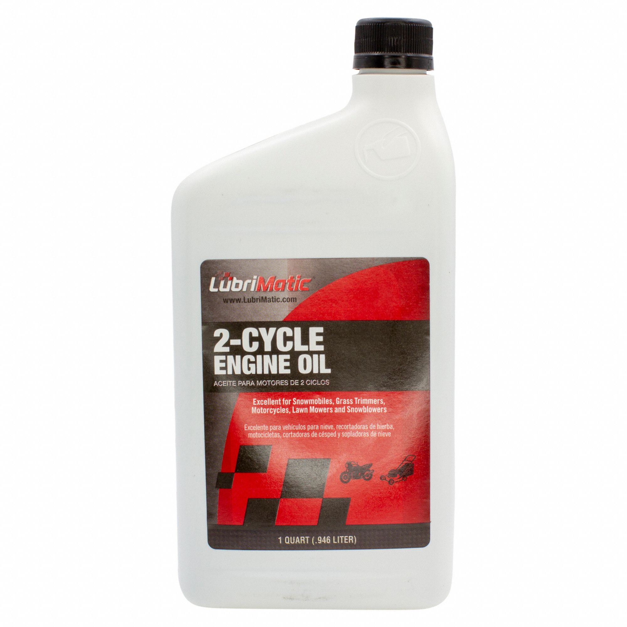 LUBRIMATIC Conventional, 2Cycle Engine Oil, 1 qt, Not Specified, For Use With 2Cycle Engines