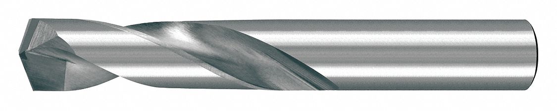 Carbide-Tipped Screw-Machine Length Drill Bits