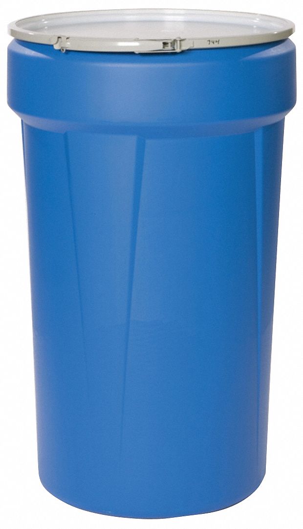 TRANSPORT DRUM,OPEN HEAD,55 GAL.,BLUE