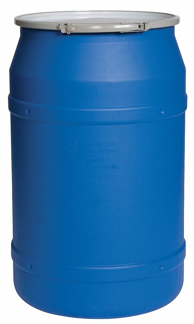 TRANSPORT DRUM,OPEN HEAD,55 GAL.,BLUE