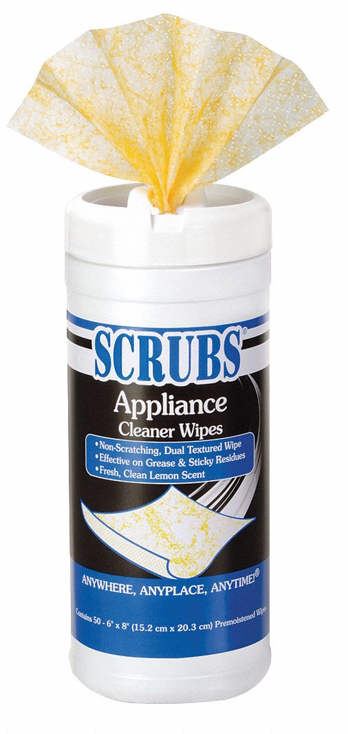 41C257 - Appliance Cleaning Wipes Lemon PK6