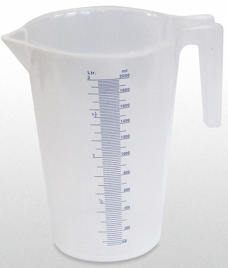 MEASURING CONTAINER FIXED SPOUT 2QT