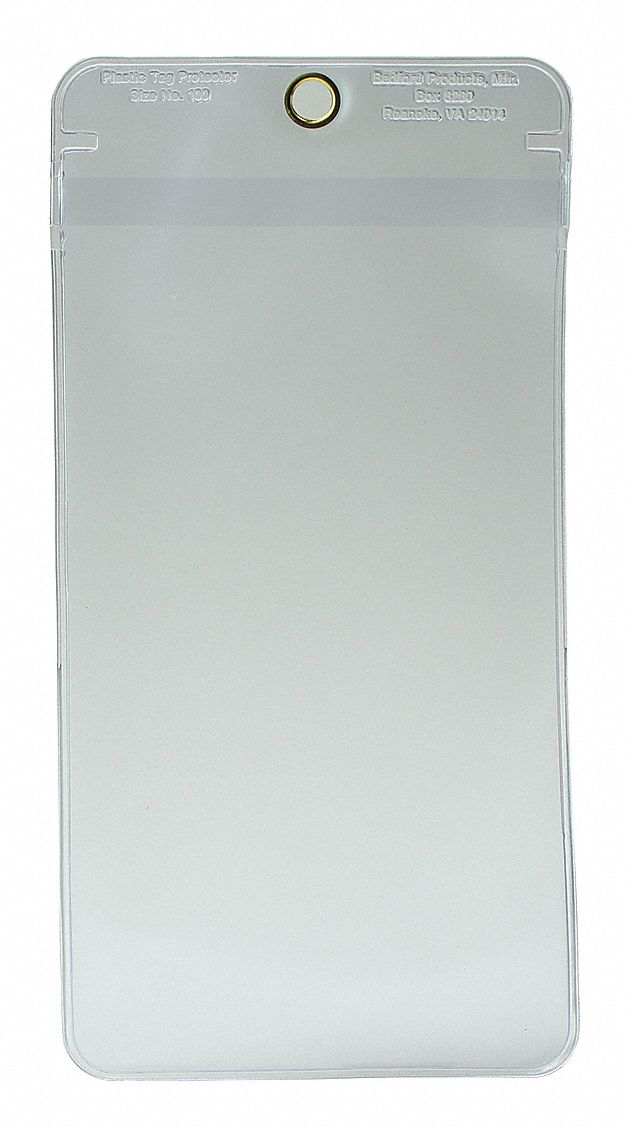 ACCUFORM, Tag Pouch 41CM73DTH717 Grainger