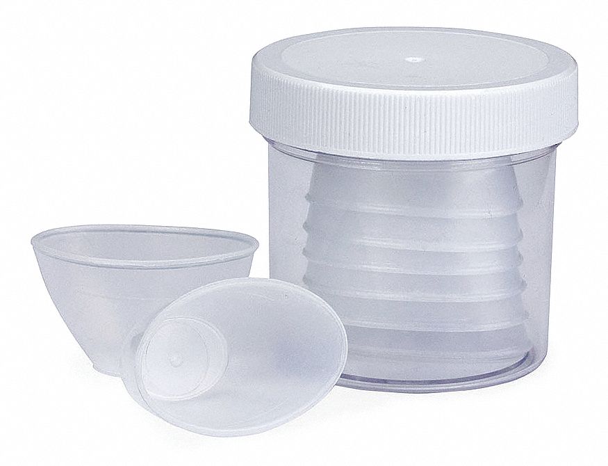 FIRST AID ONLY Eye Cup, Plastic, 3 1/2 in Length, 2 1/2 in Width, 2 1/4