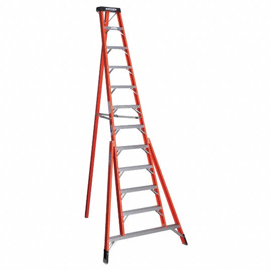 Louisville Ladder 12 ft. Fiberglass Cross Step Ladder with 300 lbs