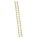 STRAIGHT LADDER, 4.4 IN OVERALL H, FIBREGLASS, 375 LB MAX LOAD CAPACITY, 40 LB W