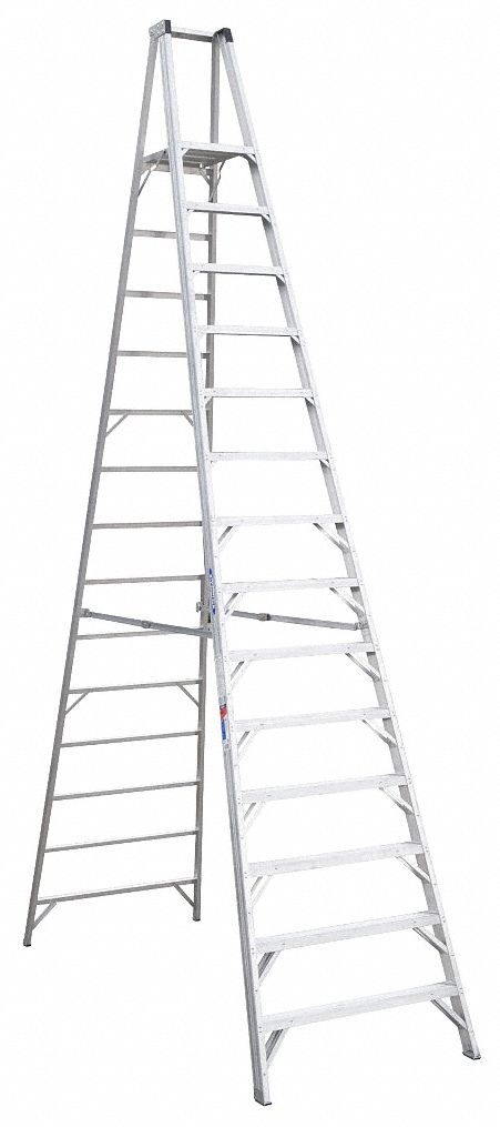 Metro Metals Aluuminium Platform Ladder (4 Stap) : : Home  Improvement