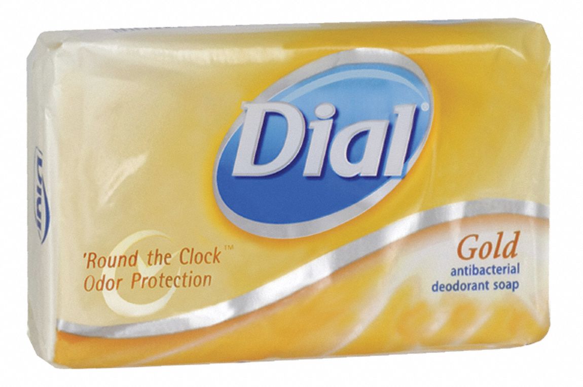 DIAL Bar, Body Soap, Fresh, 4 oz, Wrapped, PK 72 41D344DIA 02401