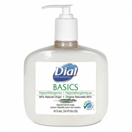 DIAL, Liquid, Hypoallergenic, Hand Soap 41D35306044 Grainger