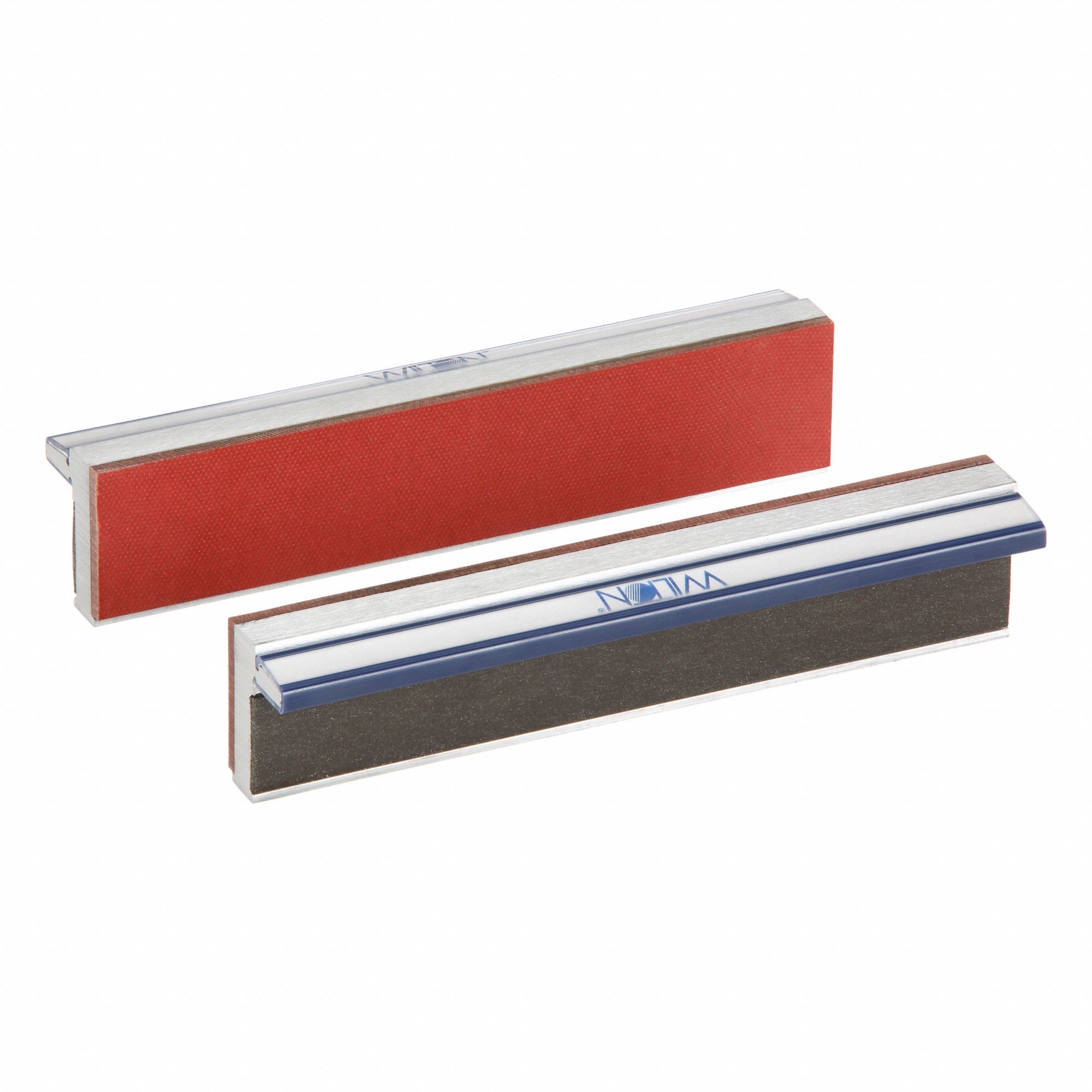 Magnetic Jaw Cap: Aluminum, For 6 in Vise Jaw Wd, 6 in Jaw Cap Wd, 6 in Jaw Cap Lg