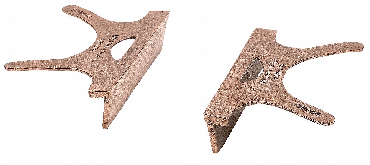 REPLACEMENT VISE JAW, COPPER, FOR 3 IN VISE JAW W, PR