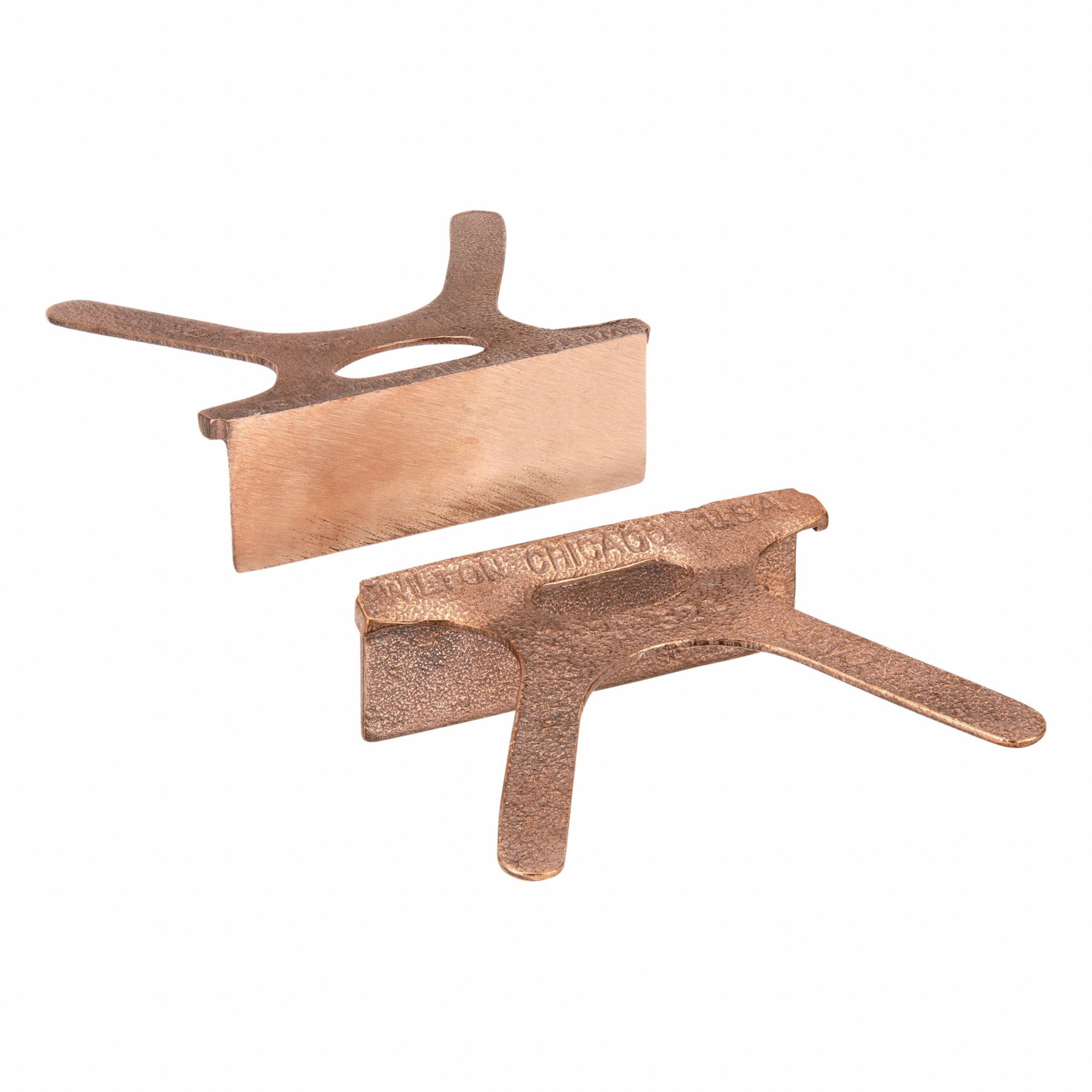Replacement Vise Jaw: Copper, For 4 in Vise Jaw Wd, Pr