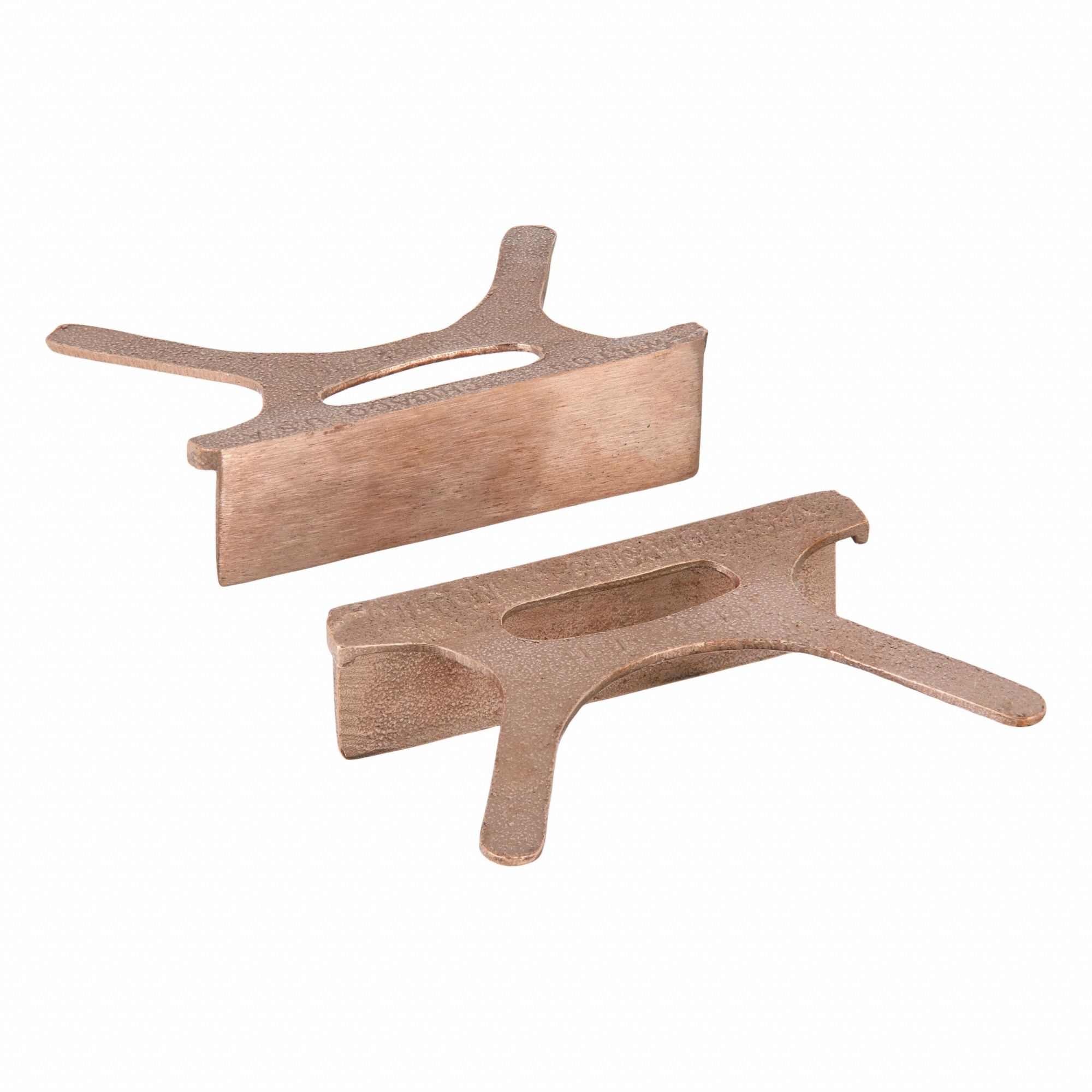 Replacement Vise Jaw: Copper, For 4 1/2 in Vise Jaw Wd, Pr