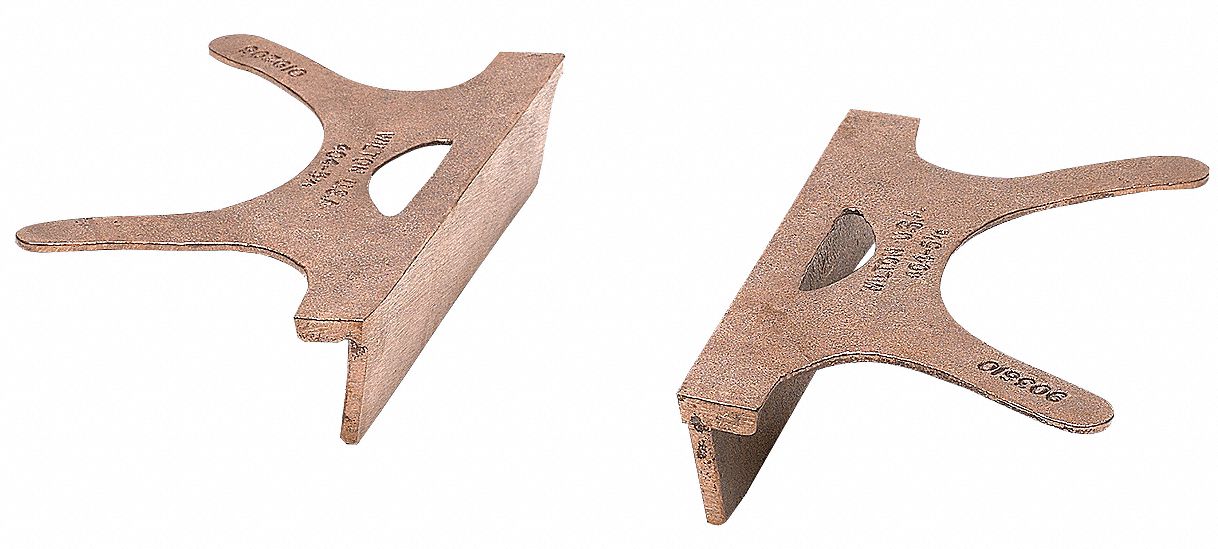 REPLACEMENT VISE JAW, COPPER, FOR 4 1/2 IN VISE JAW W, PR