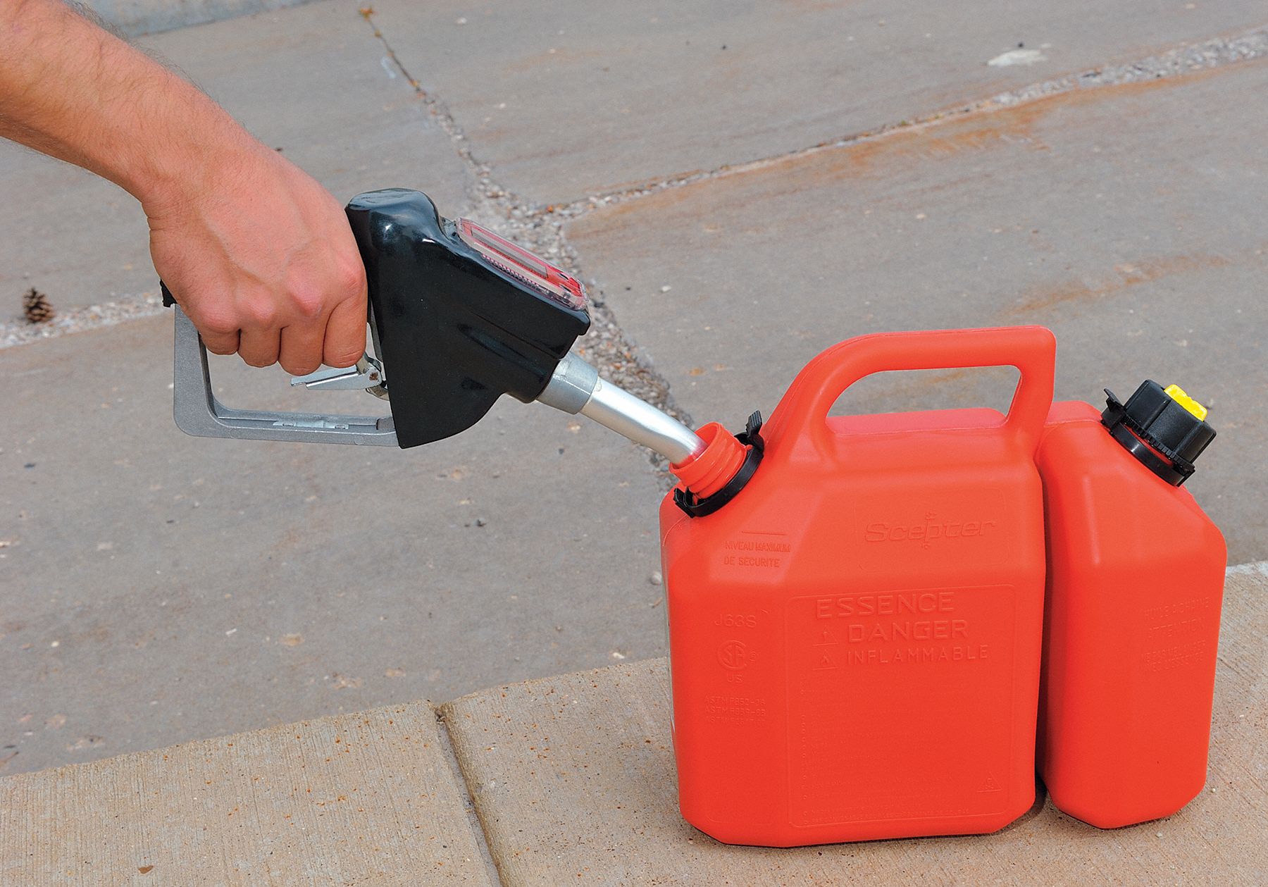 SCEPTER Fuel/Oil Can, Chain Saw 41D71305088 Grainger