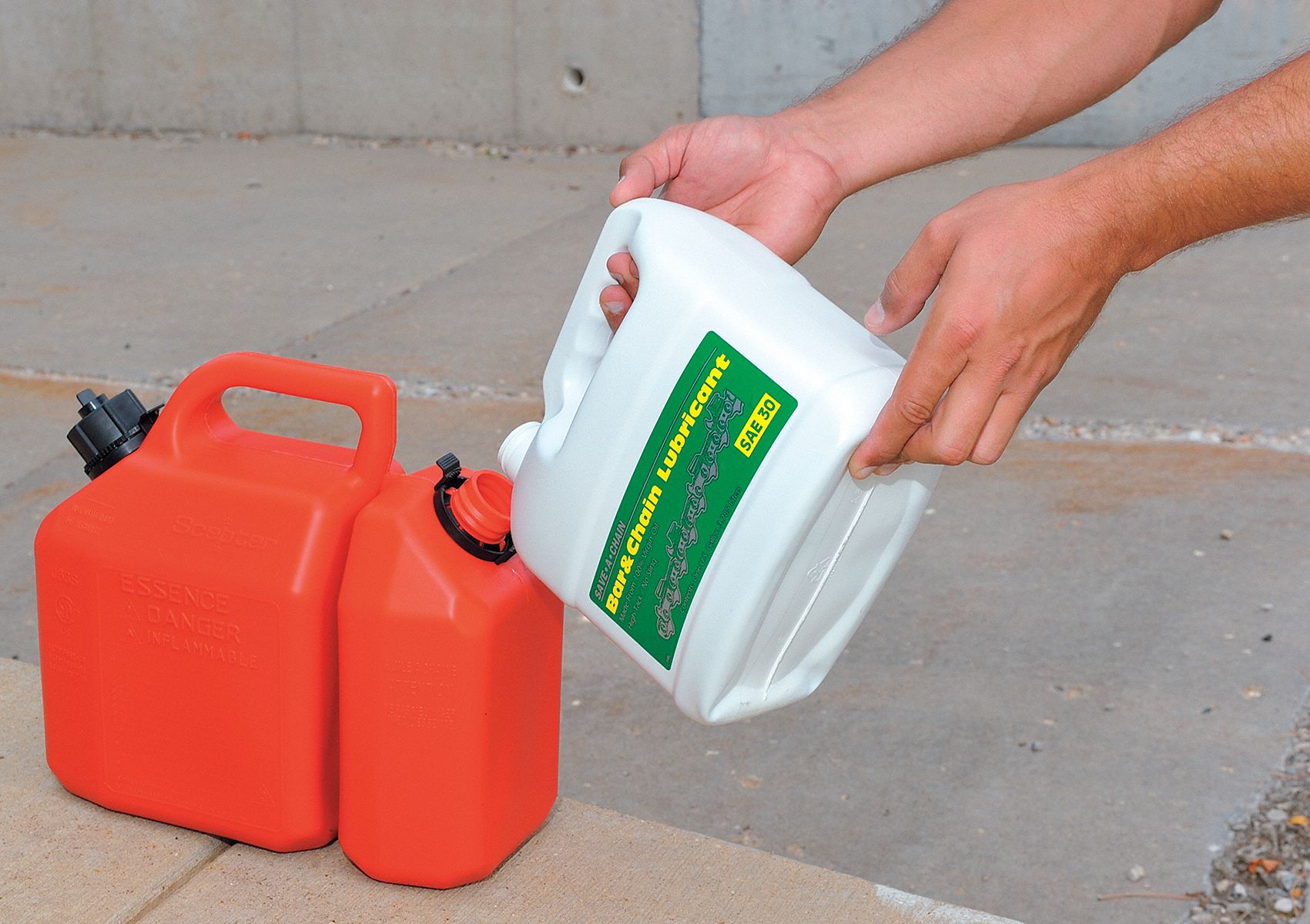 SCEPTER Fuel/Oil Can, Chain Saw 41D71305088 Grainger