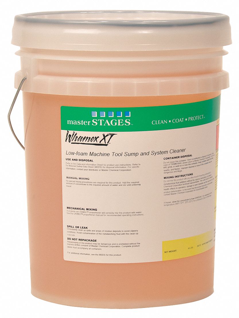 Cutting Tool Cleaner: 5 gal Container Size, Pail, Yellow