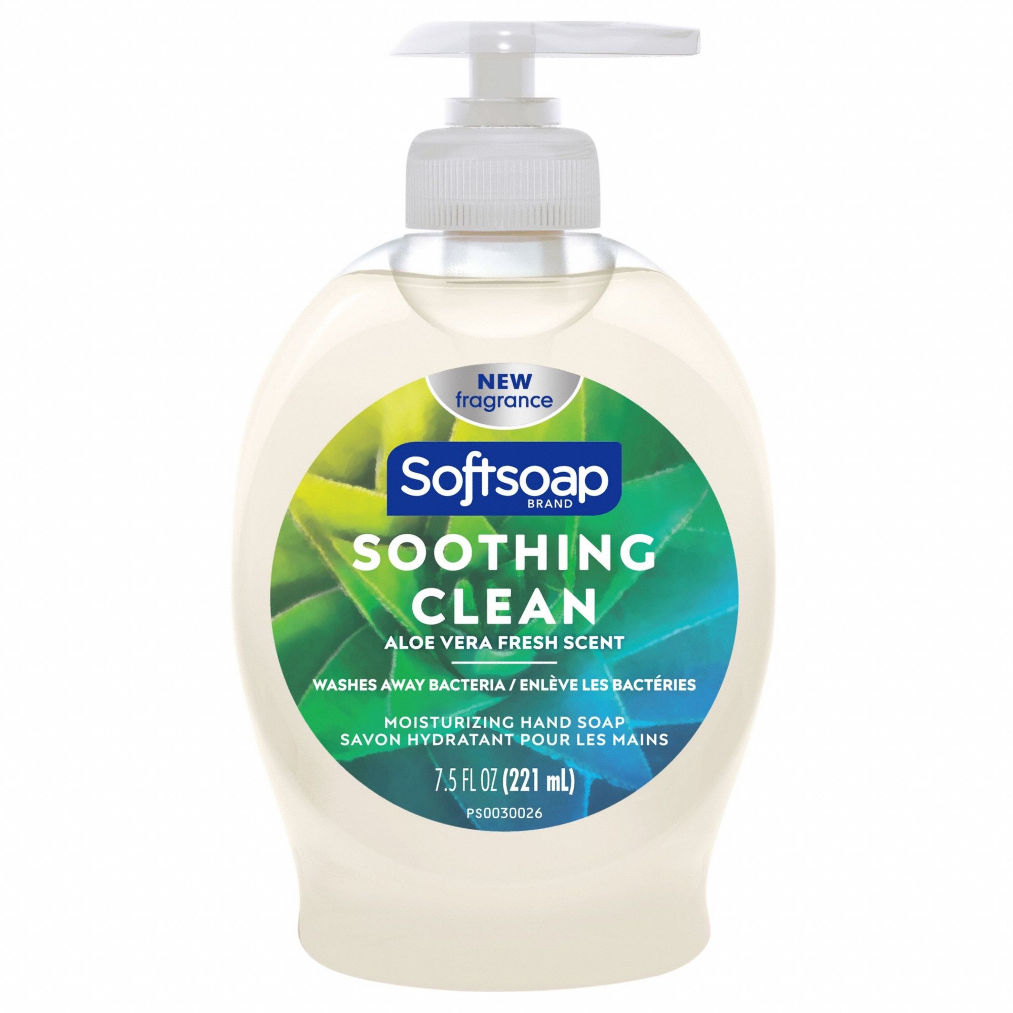 Hand Soap: Liquid, 7.5 oz, Pump Bottle, Clean/Fresh Fragrance, Moisturizing, 6 PK