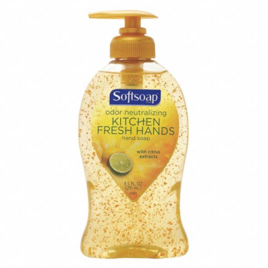Liquid, Hand Soap, Kitchen Fresh Hands, 8.5 oz, PK 12 Grainger