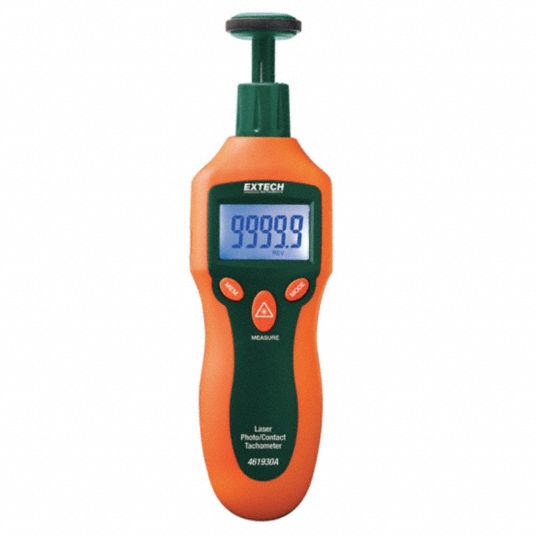 EXTECH, RPM33-NIST, Combination Contact/Laser Tachometer