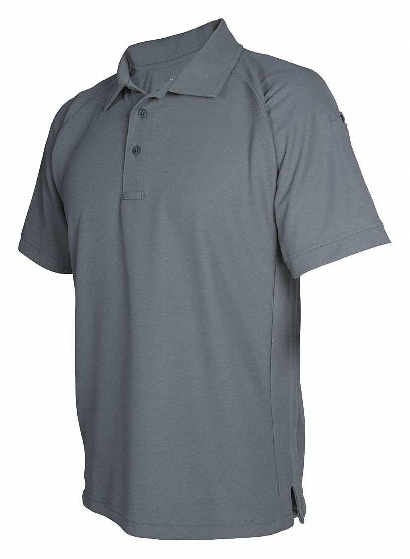 Tactical Polo Shirt: Gen, Polo Shirt, Men's, Tactical Polo Shirt, Button, Short Sleeve, L