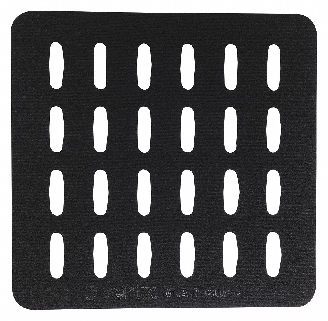 Quad Adaptor Panel: Black, Hook-and-Loop, Hook-and-Loop Closure