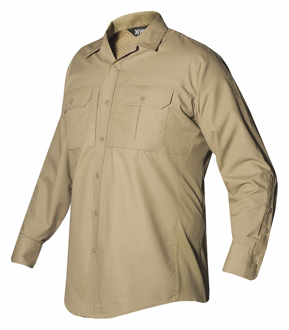 VERTX, Tactical Shirt Long Sleeve, XL, Tactical Shirt Long Sleeve ...