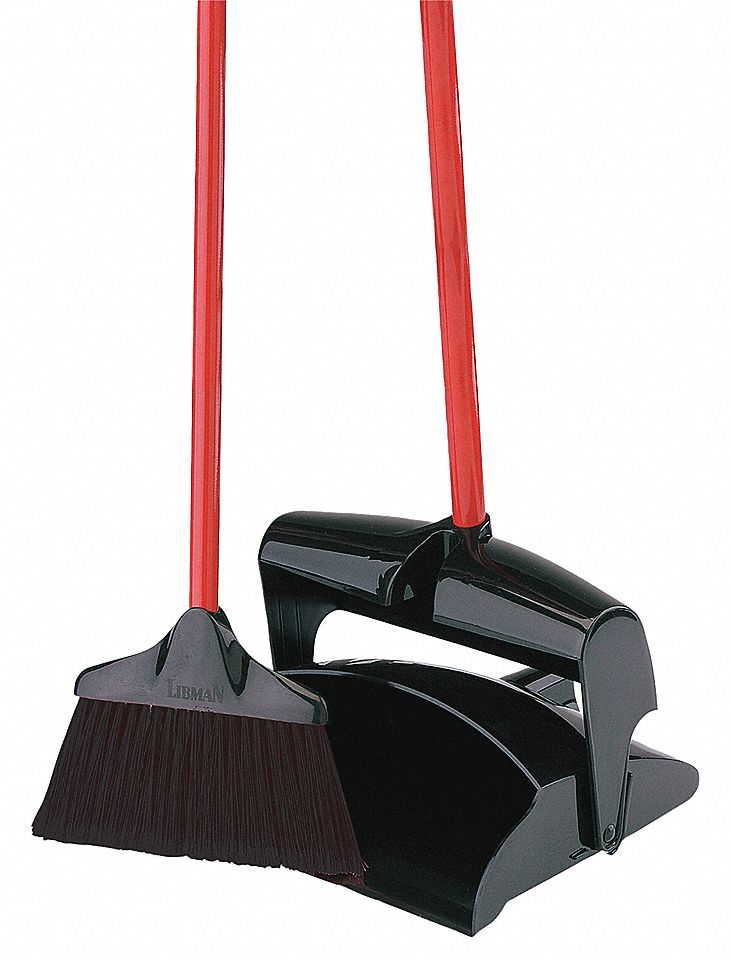 LOBBY DUST PAN BROOM SET CLOSED LID